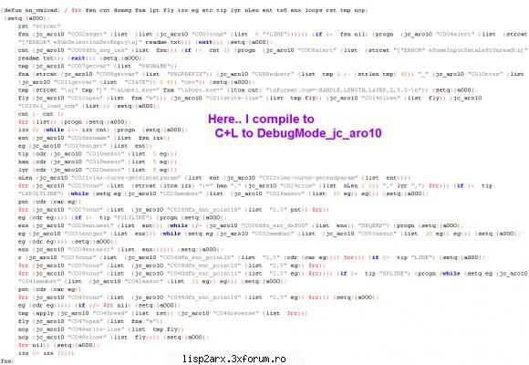 vlisp how fastdebug without vlide any*cad? first. you compile c2s two version/s from you search the