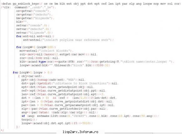 AutoLisp : Program pichetare drum cu blocuri la distante picheti - admin - Listof AutoLisp.100