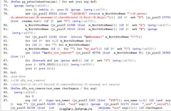 recently, vlx programs are decompiled easily, and also .fas files, it's not because we all have an