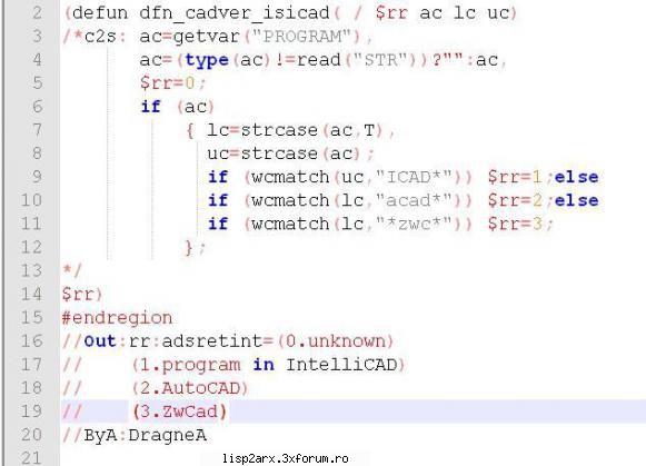 vla-AutoLispR14-getvar_Program.all CAD's - How to check current C.A.D platforms? - Listof AutoLisp.100